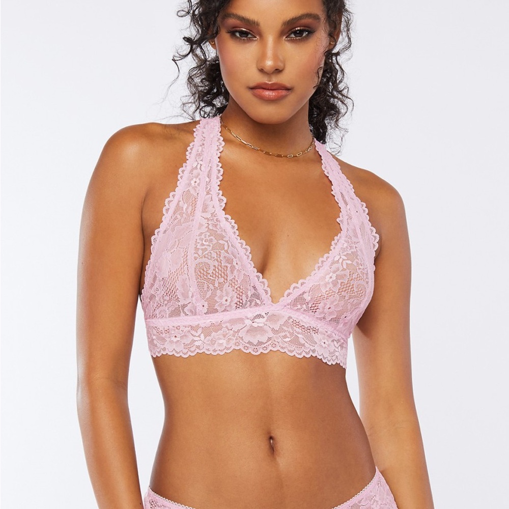 Savage x Fenty FLORAL LACE RACERBACK BRALETTE